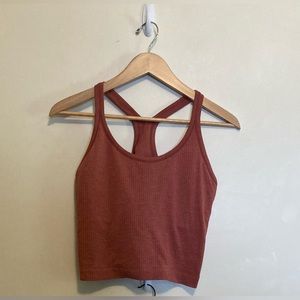 Lululemon built in sports bra crop tank